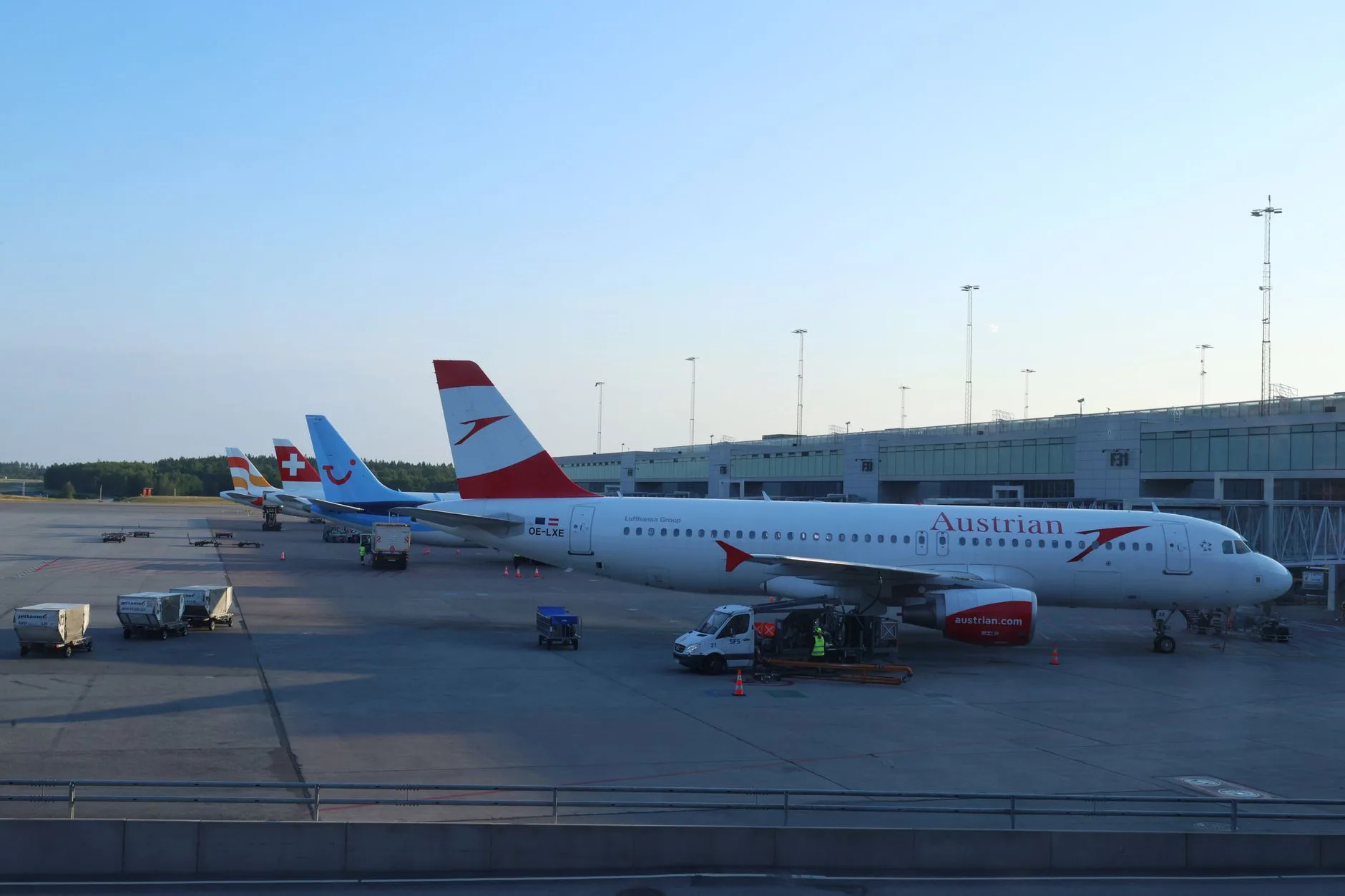 Les trois niveaux d'options autour de Gardermoen